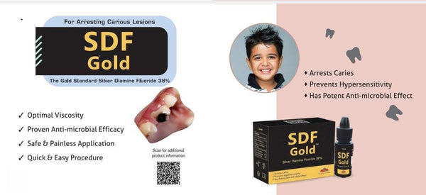 あい SDF Gold Silver Diamine Fluoride 38% - Dental Caries Arrest