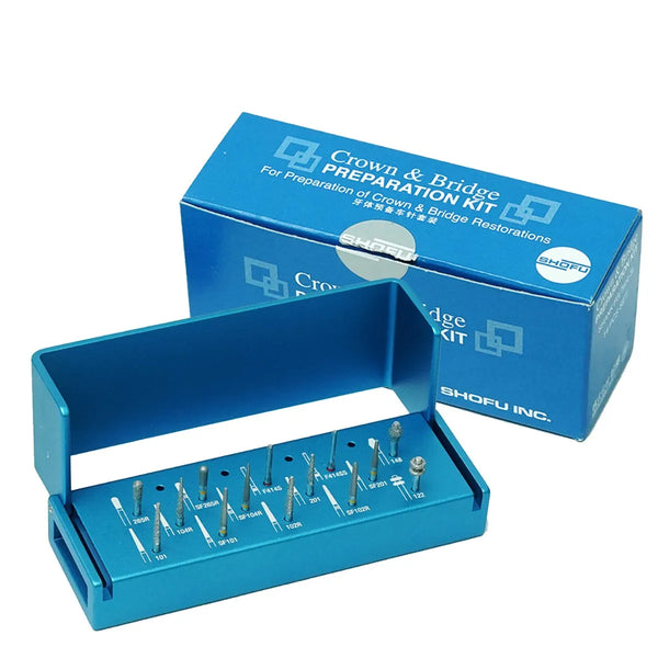 Shofu Crown & Bridge Preparation Burs Kit Buy Dental products Online DentalMyntra