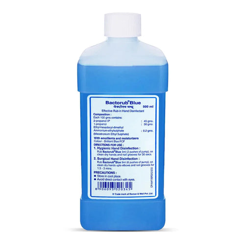 Bactorub Blue Hand Sanitizer - Medical Grade