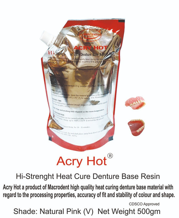 Macrodent Heat Cure Acrylic Powder