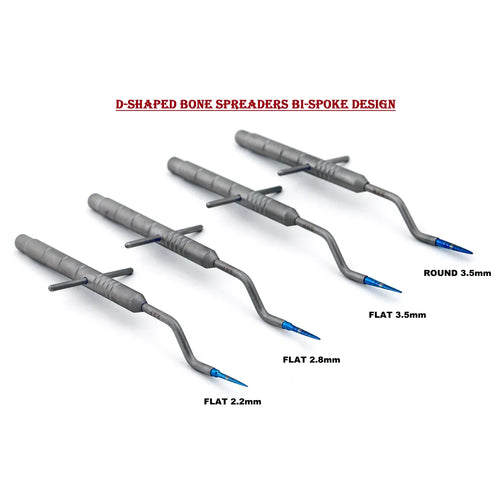 Julldent D-Shaped Spreaders with Bi Spoke Pattern Set of 4