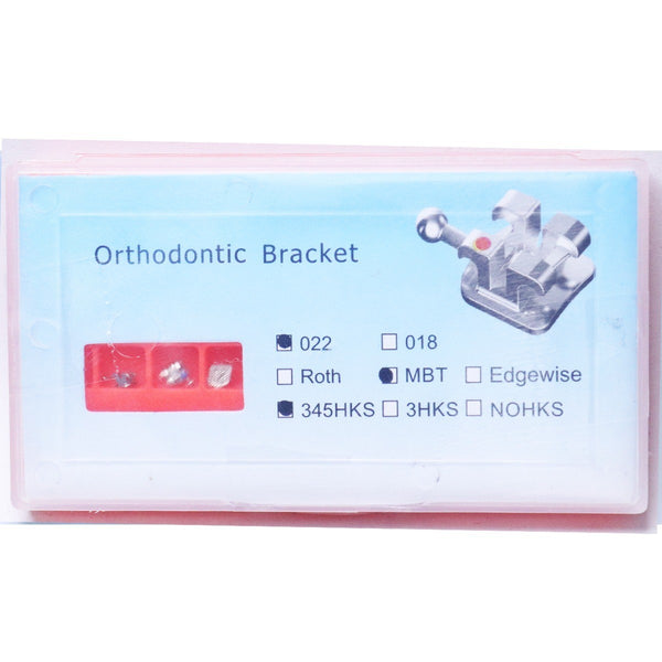 Dental Metal Brackets 345 Hooks Ultra Diamond Series With Laser Mark
