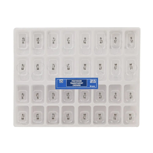 Russia Tor Vm Transparent Crowns 64 pcs- Posterior No 1.911