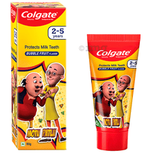 Colgate Kids Toothpaste for 2 to 5 Years Bubble Fruit Motu Patlu