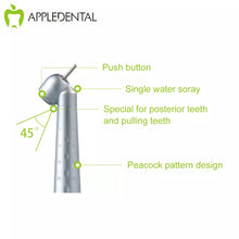 Push Button Handpiece Dental 45 degree Handpiece Appledenta