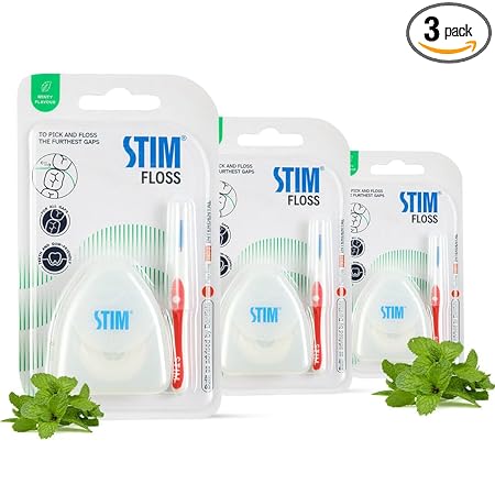 STIM Floss | Refreshing Mint Flavour | Cleans widest gaps between teeth