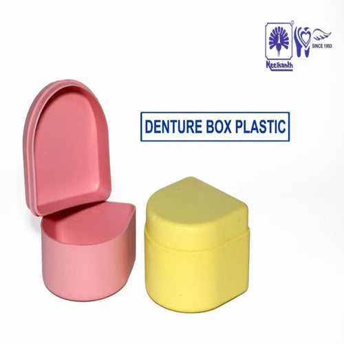 Neelkanth Plastic Denture Box | Denture & Retainer