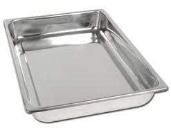 Medheal Medical Instrument Stainless Steel Baby Tray without Cover, Size - 18” x 12” x 3”