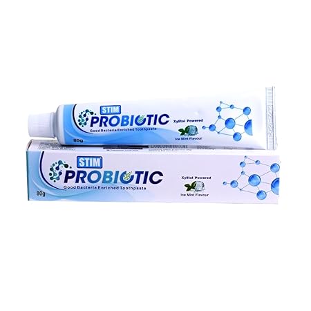 STIM Probiotic Toothpaste - Cavity Protection | Xylitol Powered | Freshens Breath | Healthy Teeth & Gums