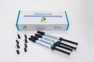 Dengoflow Light Cure Flowable Composite 2×2g | Nano Hybrid Dental 