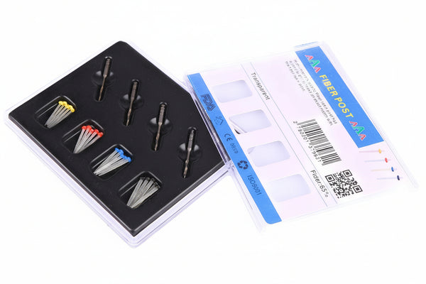 Dental Fiber Post Kit 20 Posts + 4 Drills | Standard 