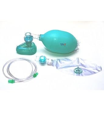 LIFEX Ambu Bag Adult 1600 ml | Silicon Artificial Resuscitator Bag |