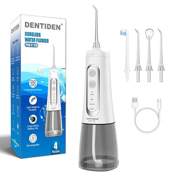 DENTIDEN Pro C 120 Dental Flosser for Teeth