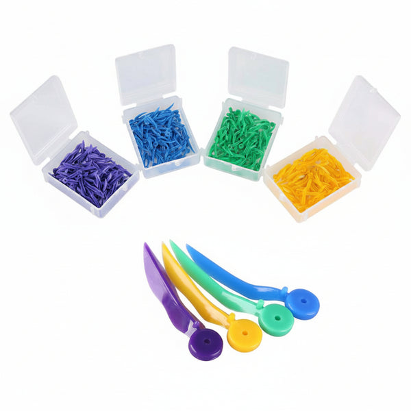 Anatomical Plastic Wedges With Hole Pack of 40 