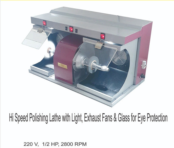 Heavy Duty Dental Lab Polishing Lathe Machine