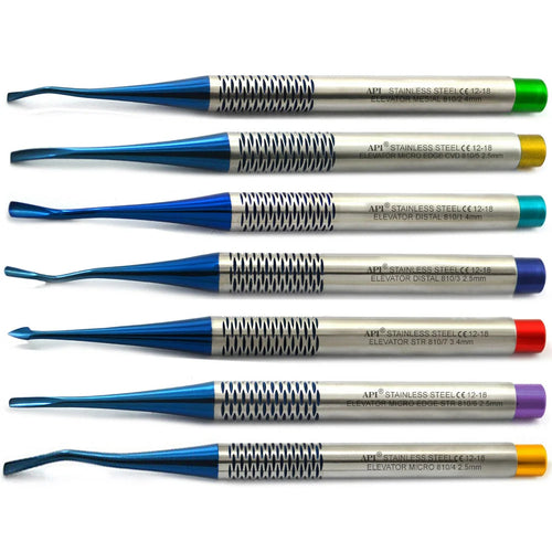 API Blue Luxater Elevators Set of 7 | Atraumatic