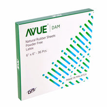 AvueDam 6x6 Rubber Dam Sheets – Pack of 36 