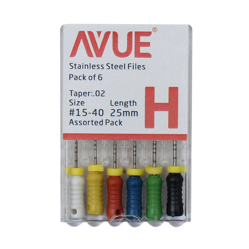 AVUE H-Files - Stainless Steel Hand  Files