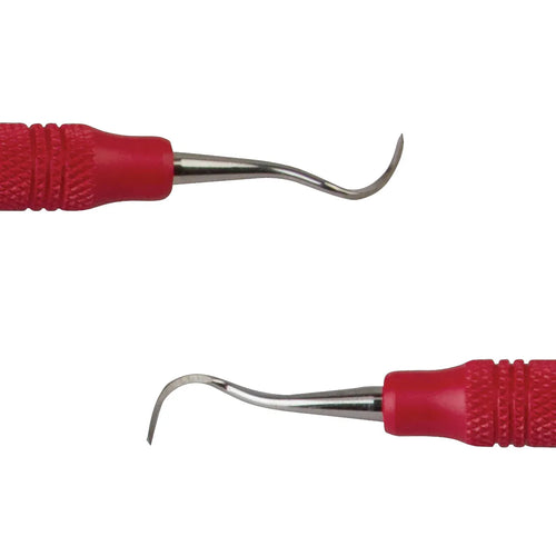 American Eagle Posterior Scaler Eagle Claw Red Resin Handle - AESECX