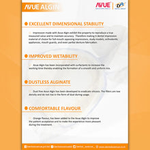 AvueAlgin - Non Chromatic, Dust Free, Dental Alginate Impression Material Buy Dental products Online DentalMyntra