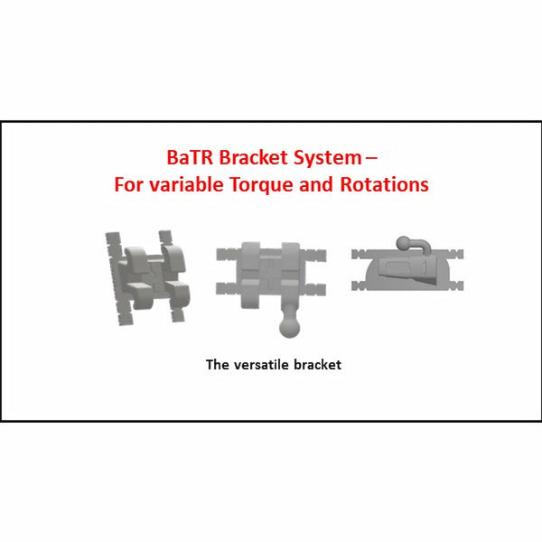 BaTR MBT Metal Brackets with Variable Torque & Rotation
