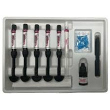 Brulon Epitornix Fusion Max Flowable Light Curing Nano Hybrid Composite Combo Kit, 4 Syringes
