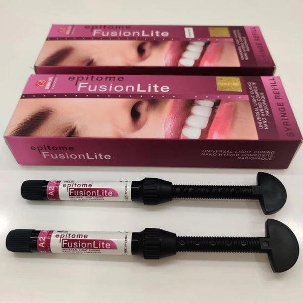 Brulon Epitornix Fusion Max Flowable Light Curing Nano Hybrid Composite Combo Kit, 4 Syringes