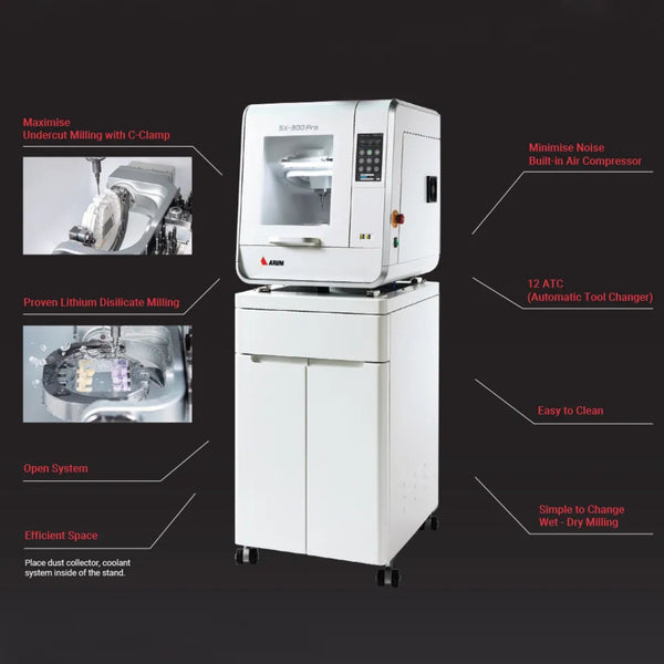 Arum 5X-300 Pro CAD/CAM Dental Milling Machine
