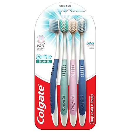 Shop Colgate Gentle Enamel, an ultra soft toothbrush for sensitive teeth. Gentle cleaning, enamel protection, and all-day comfort. Available at Dentalmantraa.