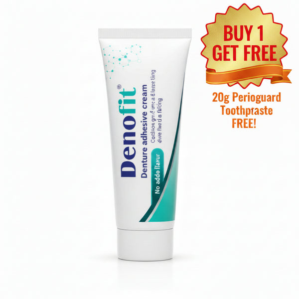 Denofit Denture Adhesive Cream | Zinc-Free 