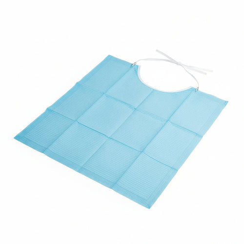 Denmax Patient Bibs Tie Type | Chainless Dental Bibs 2 Ply