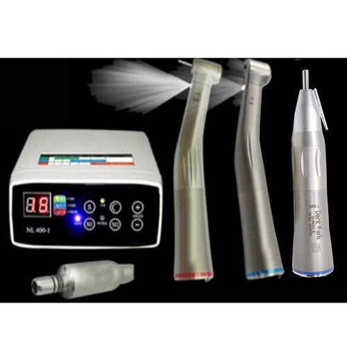Dentmark Brushless Electric Motor With 1:1 With 1:5 And 1:1 Straight Surgical Fiber Optic Handpiece Fiber Optic Handpiece