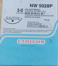 Ethicon Mersilk #3-0 Black Braided Suture Buy Dental products Online DentalMyntra