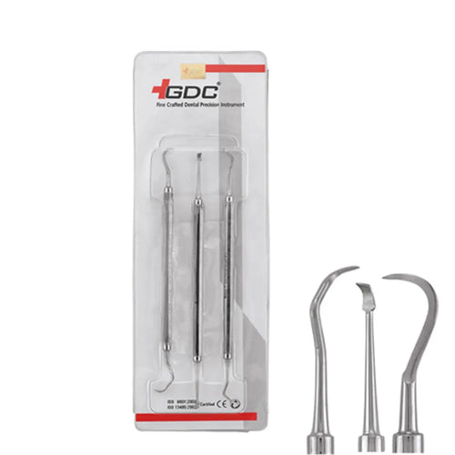 GDC Manipal Scaler Set of 3 – Periodontal Hand Scaler