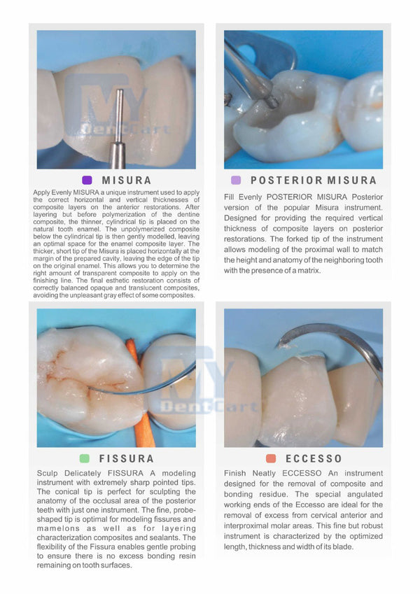 HOT SELLING GDC Restore Set of 8 Instruments Buy Dental products Online DentalMyntra