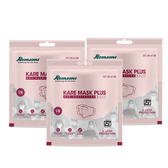 Romsons Kare Mask Plus 1 Pc/Pack
