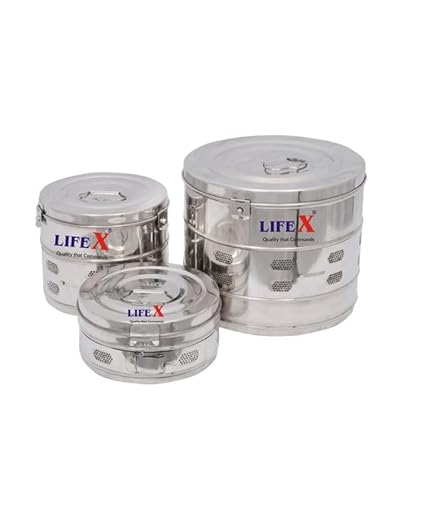 LIFE X Stainless Steel Dressing Drum (Seamless)  11x9