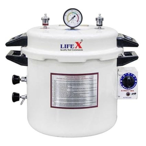 LIFEX Autoclave Sterilizer | CDSCO Licensed | 23L & 30L
