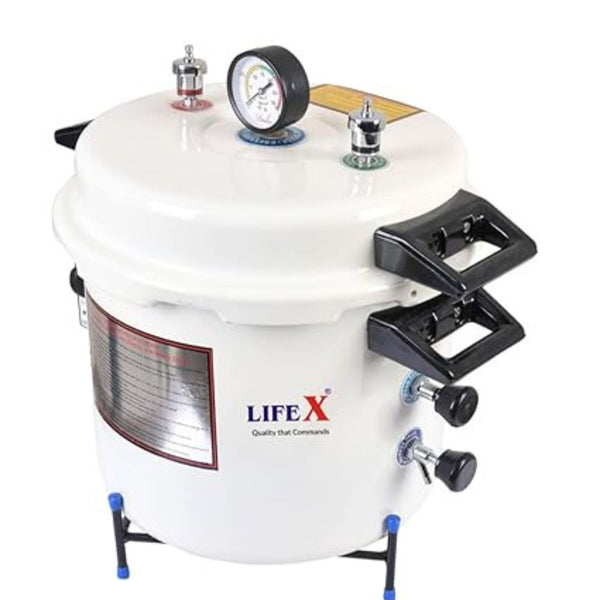 LIFEX Autoclave Sterilizer | CDSCO Licensed | 23L & 30L – Dentalmantraa