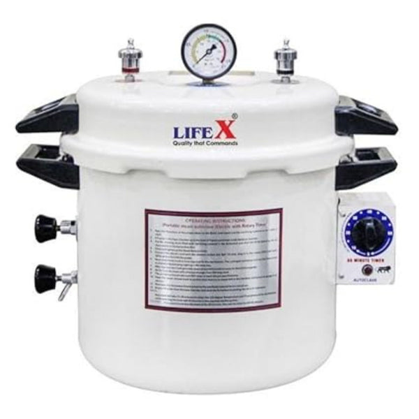 LIFEX Autoclave Sterilizer | CDSCO Licensed | 23L & 30L 