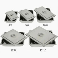 LIFEX Stainless Steel Instrument Tray 8x3 with Cover