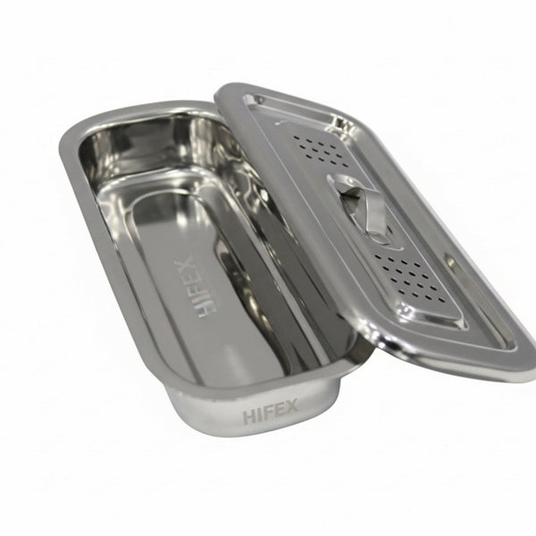 LIFEX Stainless Steel Instrument Tray 8x3 with Cover