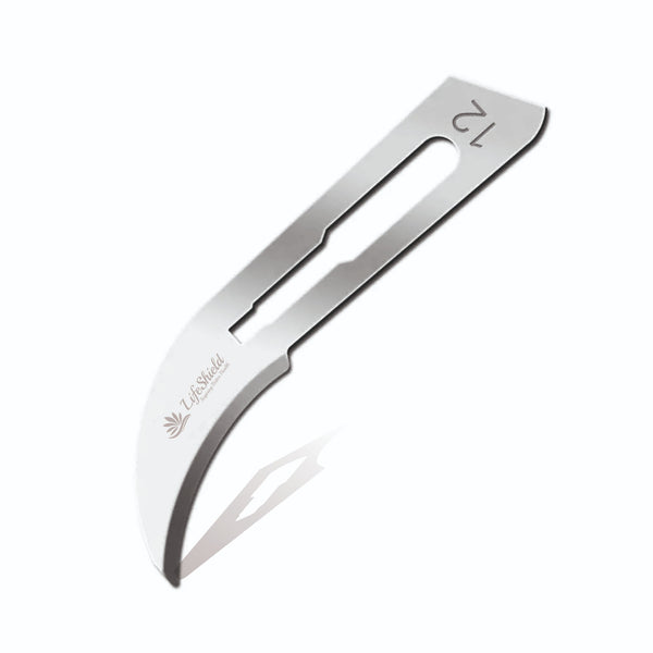 Lifeshield Surgical Blade No. 12 | Sterile Disposable – Dentalmantraa