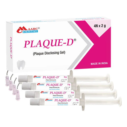 Maarc Plaque-D Disclosing Gel 2gm x 4 Syringes - Plaque Detection