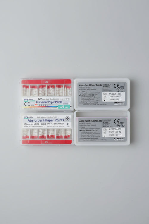 Meta Absorbent Paper Points Size 25 | 6% Taper | Endodontic Paper Points