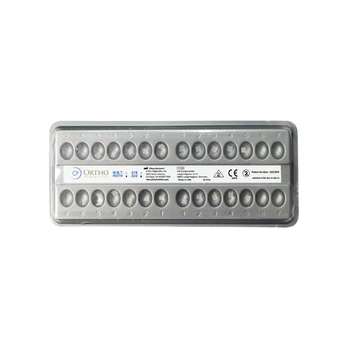 Ortho Organizer Ceramic Bracket Kit ROTH .018/.022