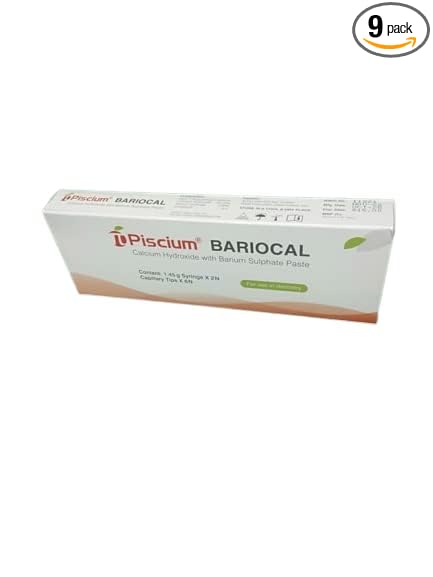 Piscium Bariocal Calcium Hydroxide Paste - 2 x 1.45 gm Syringes