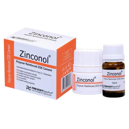 Prevest Zinconol Polymer Reinforced ZOE Cement