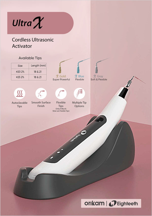 Sale! Ultra-X – Cordless Ultrasonic Activation Device Buy Dental products Online DentalMyntra
