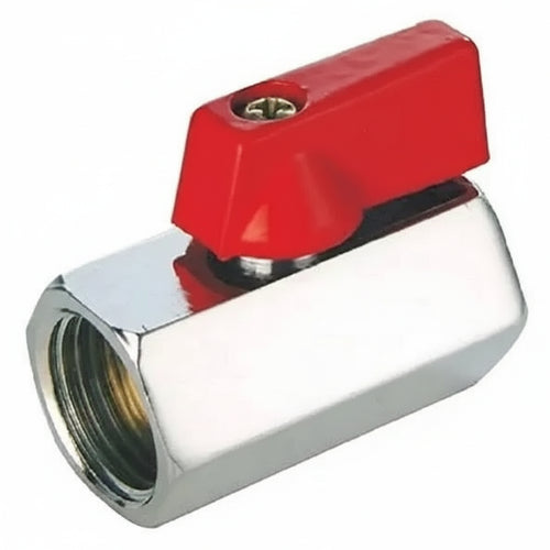 Sparedent Brass Mini Ball Valve Female/Female